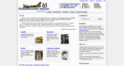 Desktop Screenshot of cs-letectvi.cz