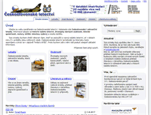 Tablet Screenshot of cs-letectvi.cz